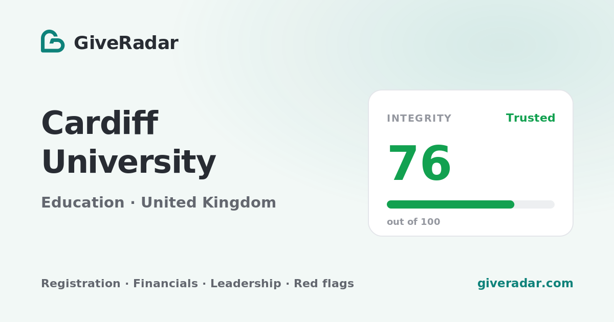 Cardiff University (United Kingdom) - Reviews, Financials & Donate ...