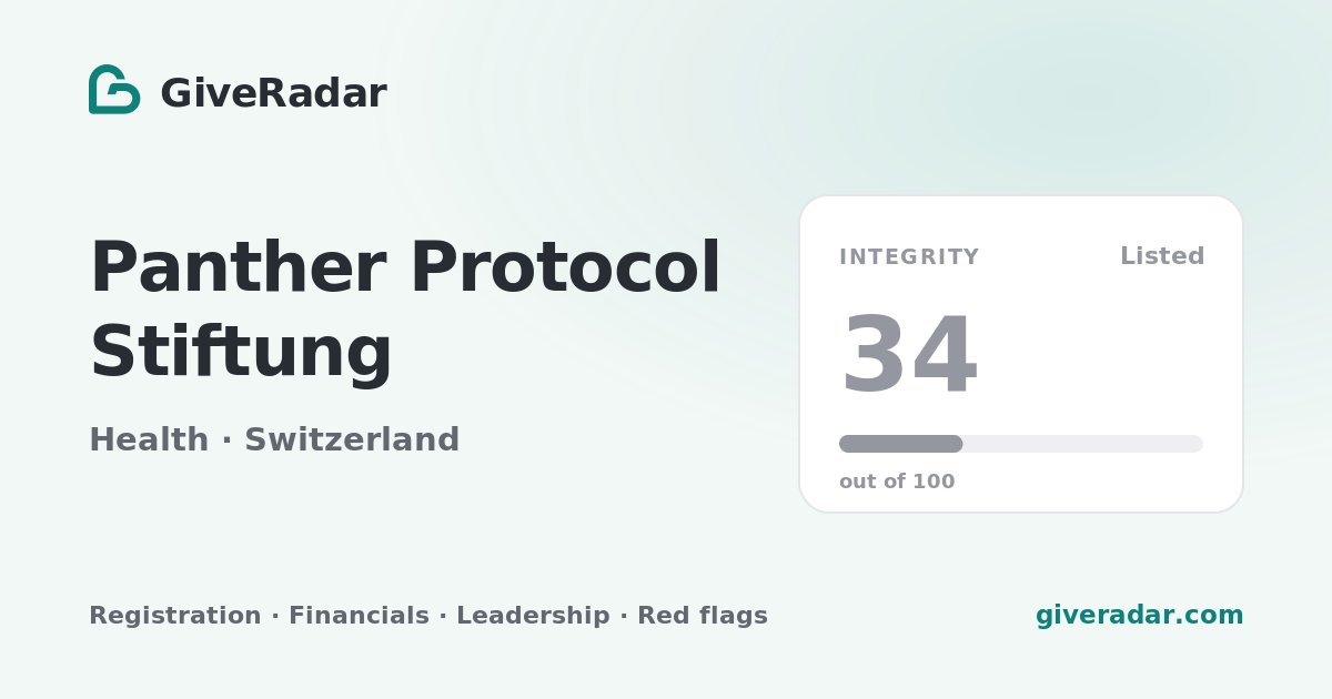 Panther Protocol Stiftung (Switzerland) - Reviews, Financials & Donate ...